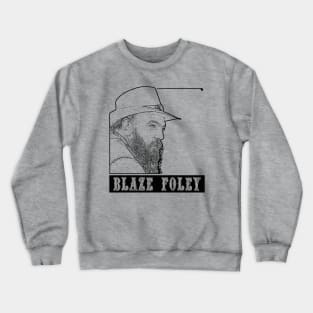 Blaze Foley // Black retro Crewneck Sweatshirt